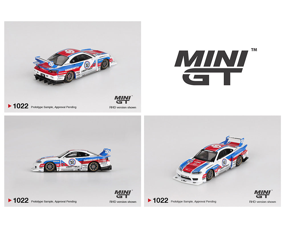PREMIUM SPECIAL BOXLIBERTY WALK　mini GT Mini GT 1:64 Nissan LB-Super Silhouette S15 SILVIA GARASIDRIFT x