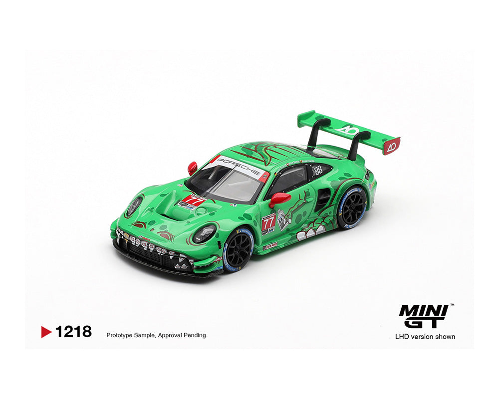 (Preorder) Mini GT 1:64 Porsche 911 GT3 R (992) #77 AO Racing 2025 IMSA Sebring 12 Hrs Class Winner