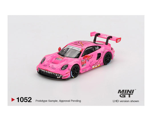(Preorder) Mini GT 1:64 Porsche 911 GT3 R #77 AO Racing 2024 IMSA ROAD AMERICA – Mijo Exclusives
