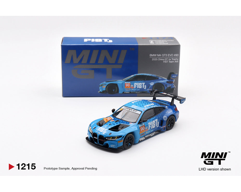 (Preorder) Mini GT 1:64 BMW M4 GT3 EVO #90 FIST Team AAI 2025 China GT LHD/ China Exclusives