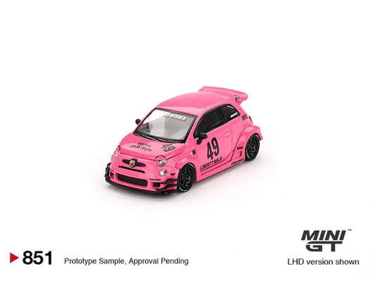 Mini GT 1:64 ABARTH 595 LB-WORKS x Abas Works – Pink