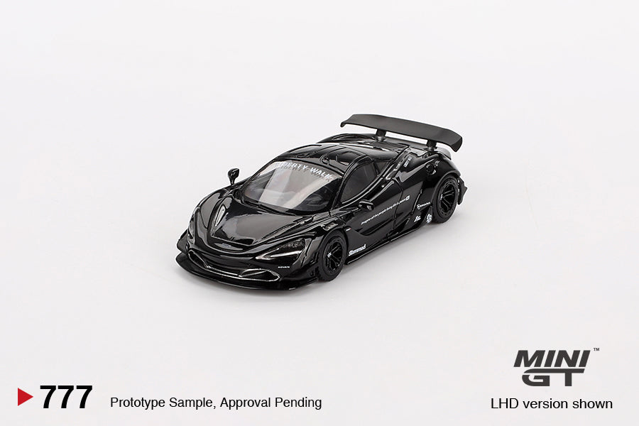 Mini GT 1:64 McLaren 720S LB★Works – Black- Mijo Exclusives