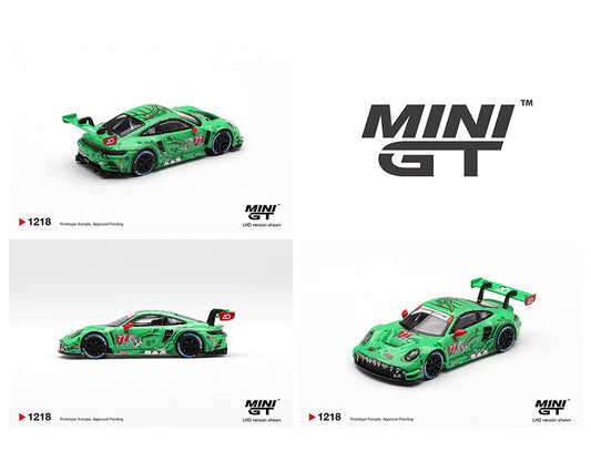 (Preorder) Mini GT 1:64 Porsche 911 GT3 R (992) #77 AO Racing 2025 IMSA Sebring 12 Hrs Class Winner