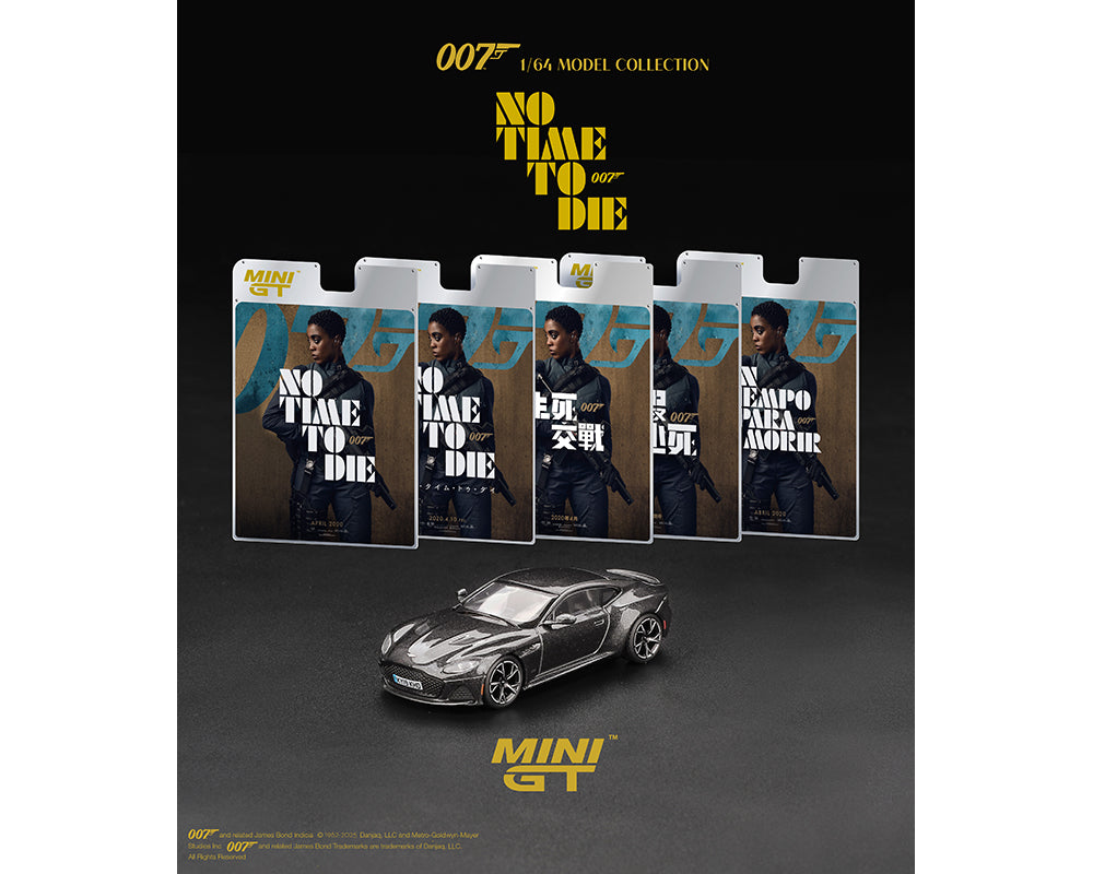 Mini GT 1:64 Aston Martin DBS James Bond 007 ” No Time To Die” – English Packaging – Limited Edition