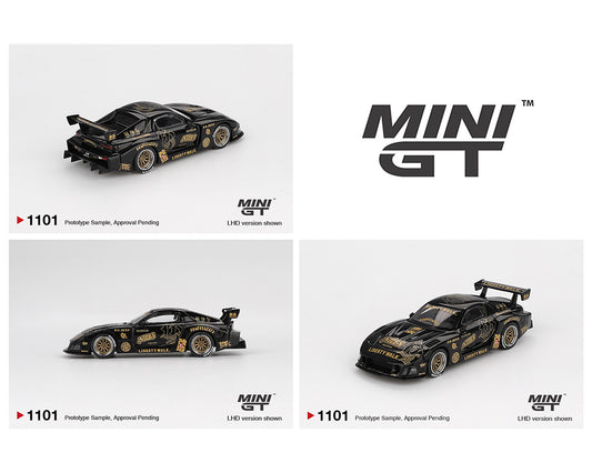 (Preorder) Mini GT 1:64 MAZDA RX-7 LB-Super Silhouette FD-NILES – Black