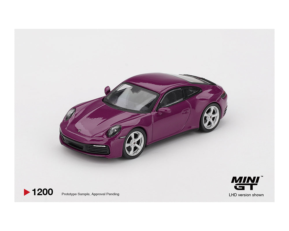 (Preorder) Mini GT 1:64 Porsche 911 (992.1) Rubystone Red Set of 4 – Special Edition