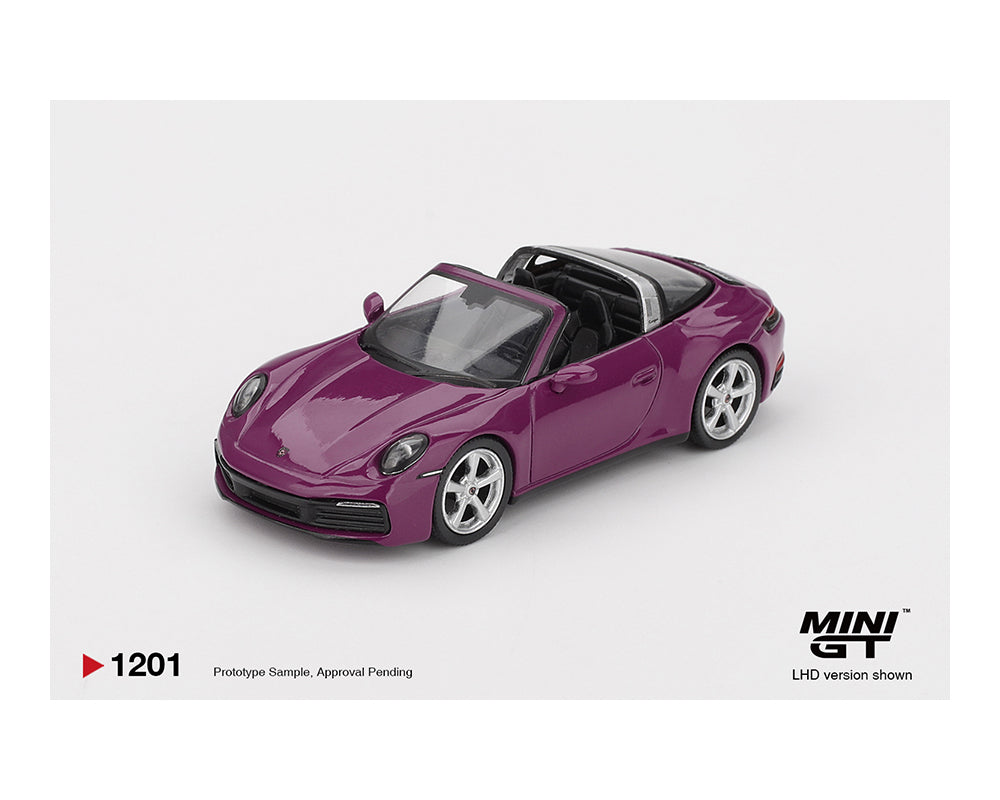(Preorder) Mini GT 1:64 Porsche 911 (992.1) Rubystone Red Set of 4 – Special Edition