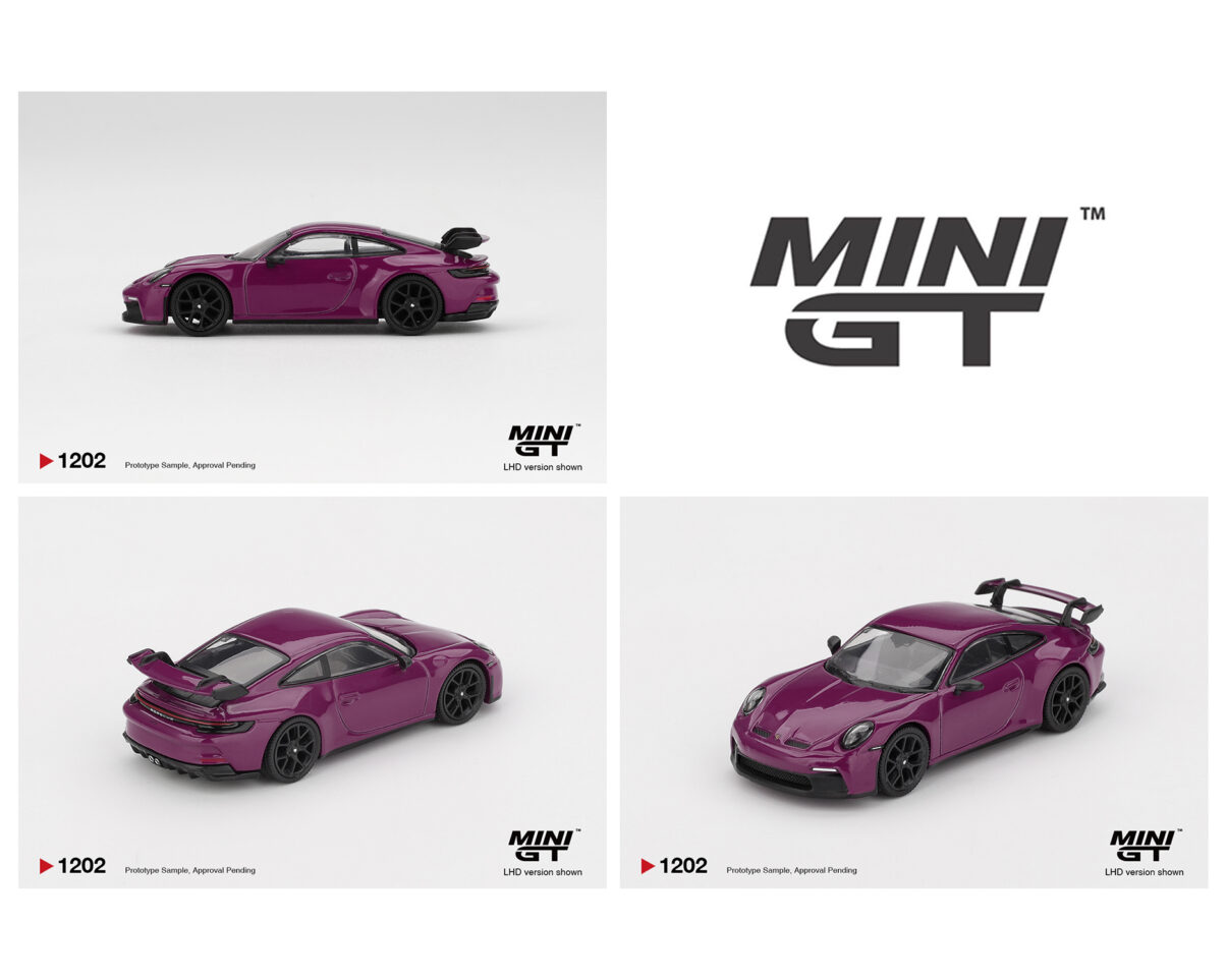 (Preorder) Mini GT 1:64 Porsche 911 (992.1) Rubystone Red Set of 4 – Special Edition