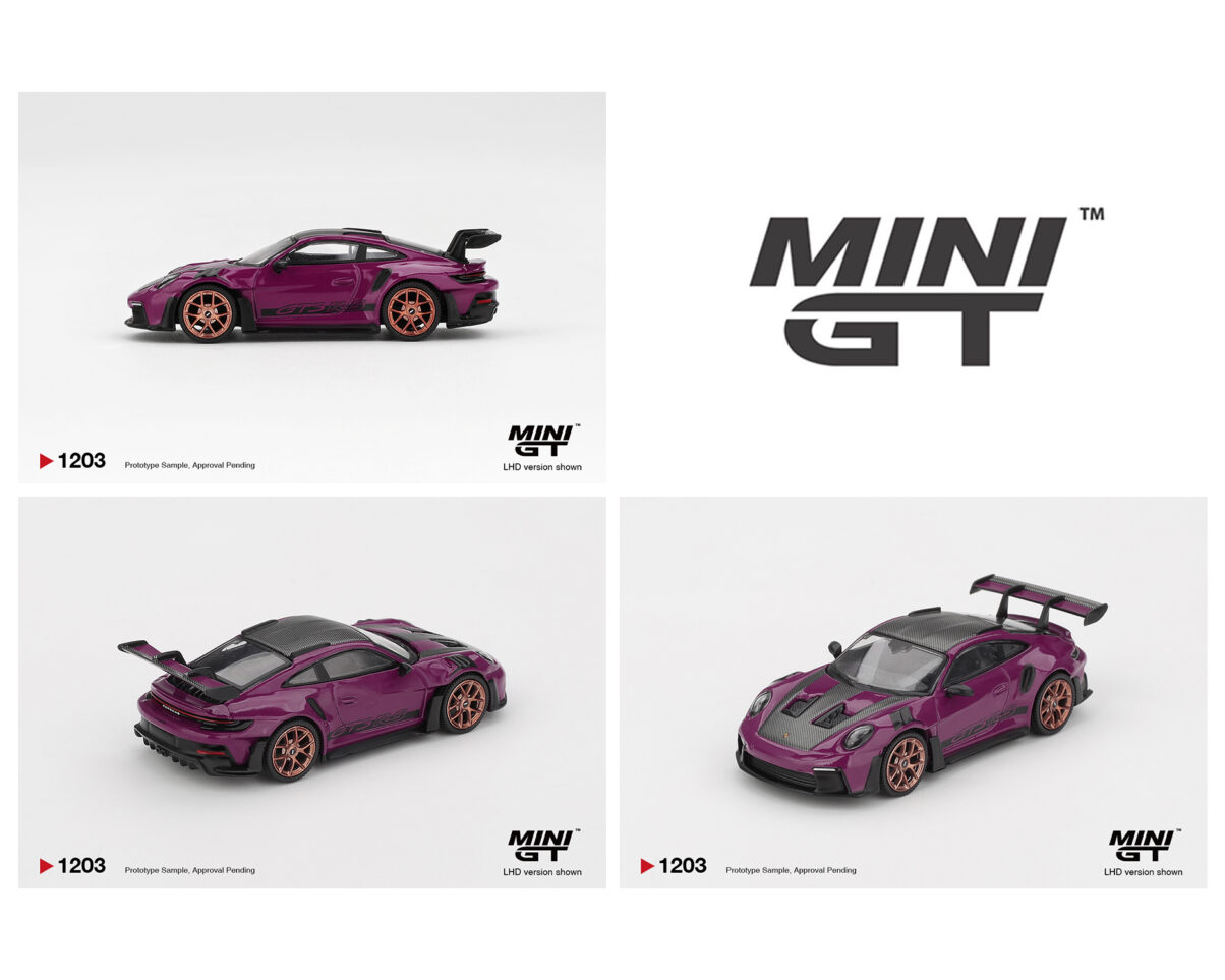 (Preorder) Mini GT 1:64 Porsche 911 (992.1) Rubystone Red Set of 4 – Special Edition